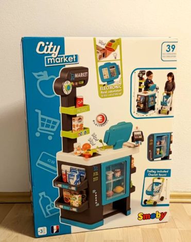 Smoby CityMarket – obchodík s pokladňou a skenerom pre deti recenzia
