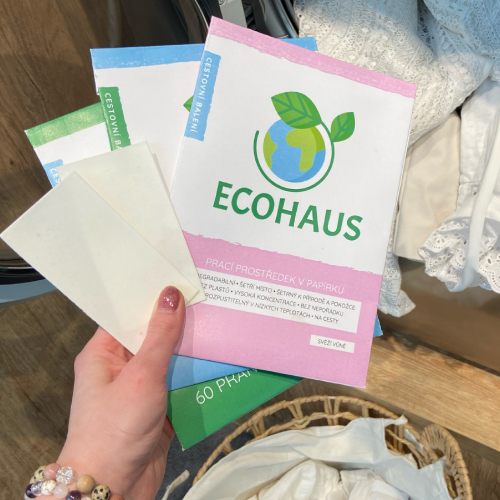 Papieriky na pranie Ecohaus - kampaň Hithit