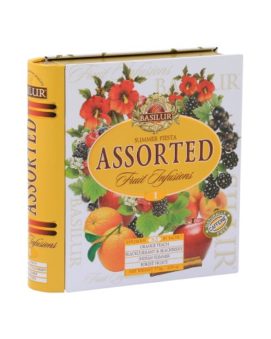 BASILUR Fruit Infusions Book Summer Fiesta plech 32 x 1,8 g cena