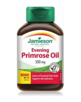 Jamieson Pupalkový olej s vitamínom E 500mg 180 tbl cena